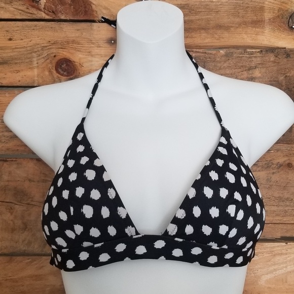 Victoria's Secret Other - Victoria's Secret Polka Dot Bikini Top Black Small